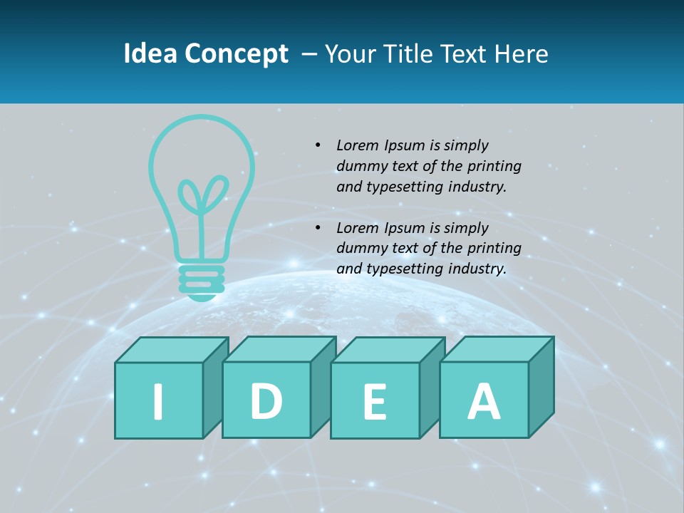 Power Cool Remote PowerPoint Template