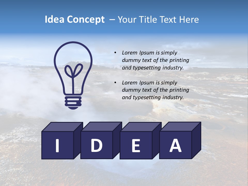 Electric Home Power PowerPoint Template