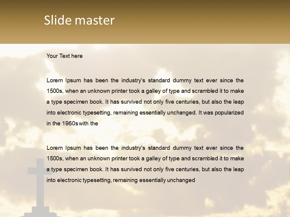 Cold Conditioner Power PowerPoint Template