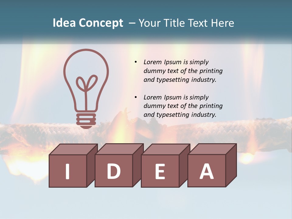 Cooling Remote Electricity PowerPoint Template
