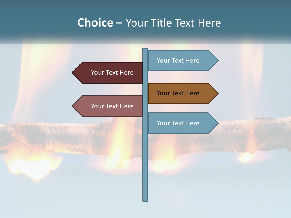 Cooling Remote Electricity PowerPoint Template