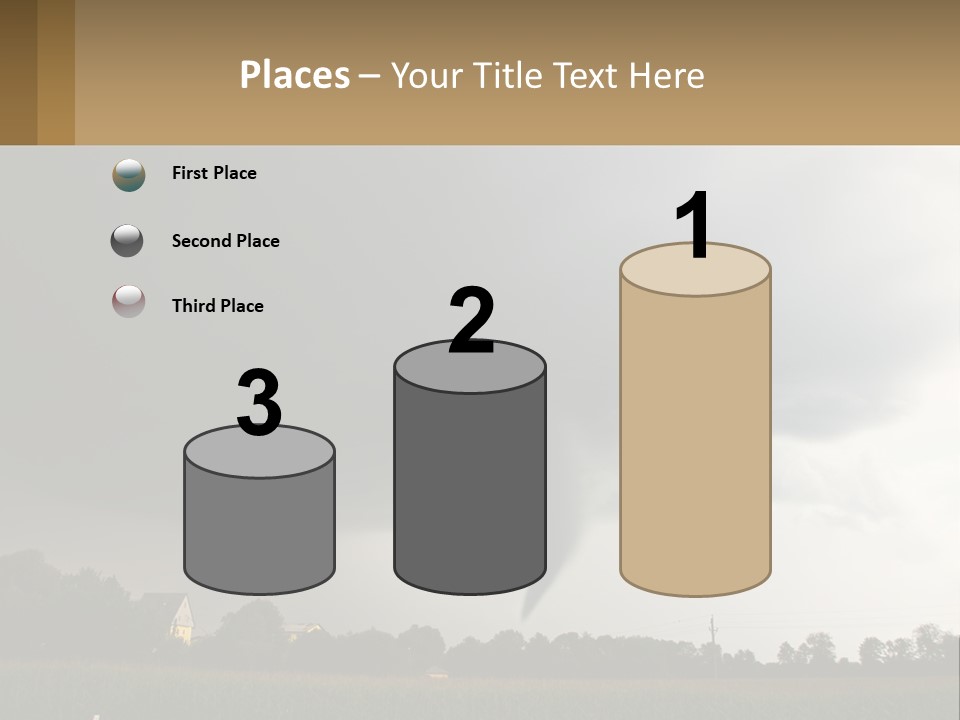 Heat White Part PowerPoint Template
