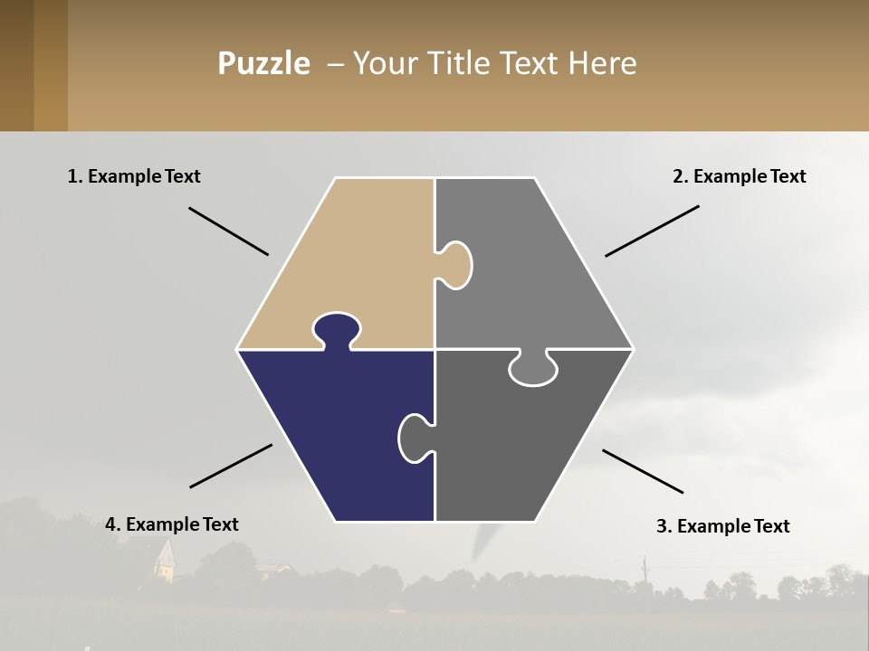 Heat White Part PowerPoint Template