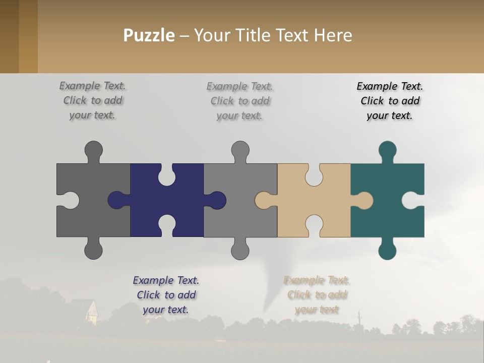 Heat White Part PowerPoint Template