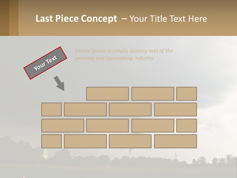 Heat White Part PowerPoint Template