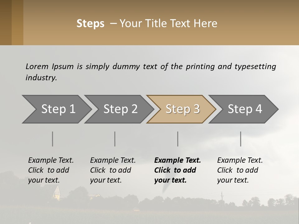 Heat White Part PowerPoint Template