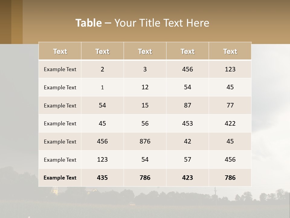 Heat White Part PowerPoint Template
