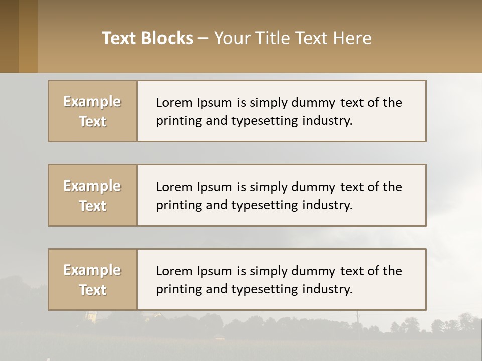 Heat White Part PowerPoint Template