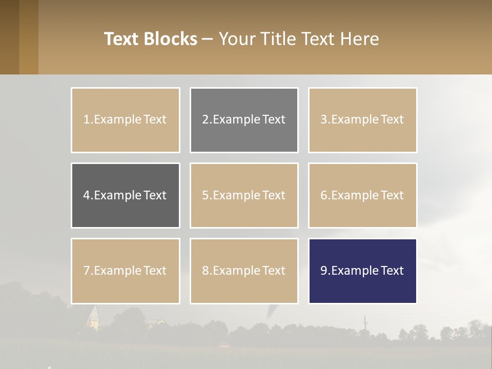 Heat White Part PowerPoint Template