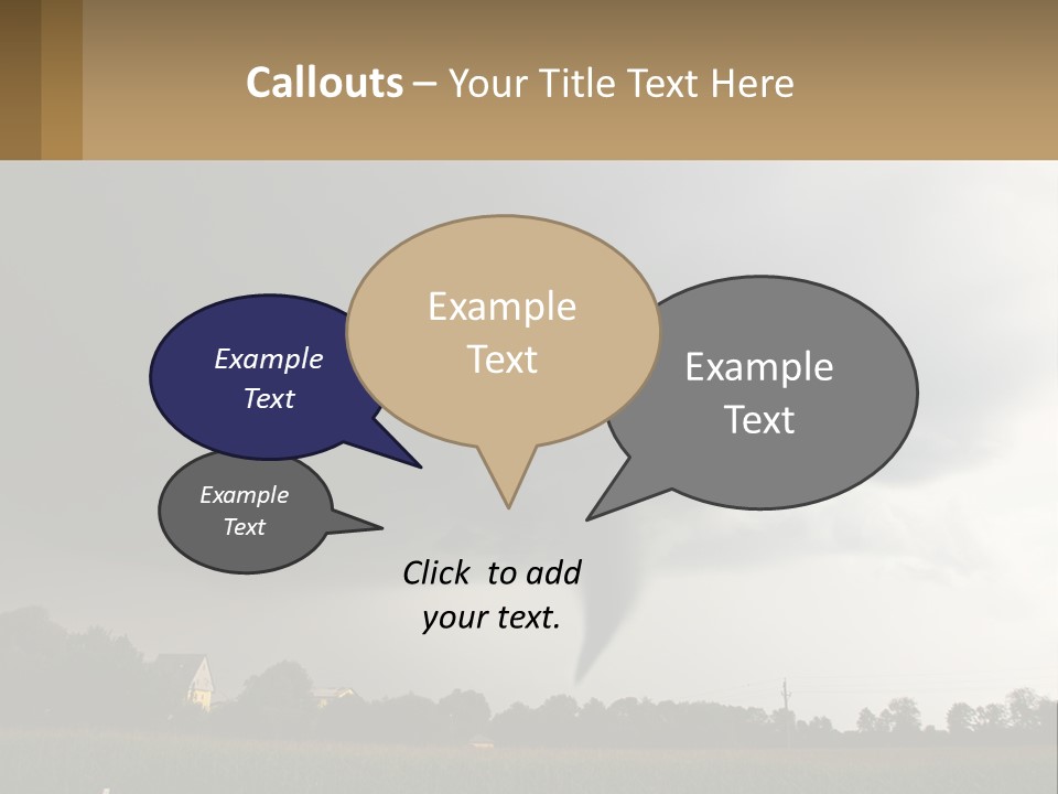 Heat White Part PowerPoint Template