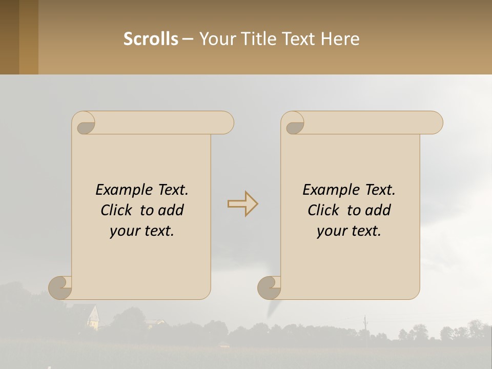 Heat White Part PowerPoint Template