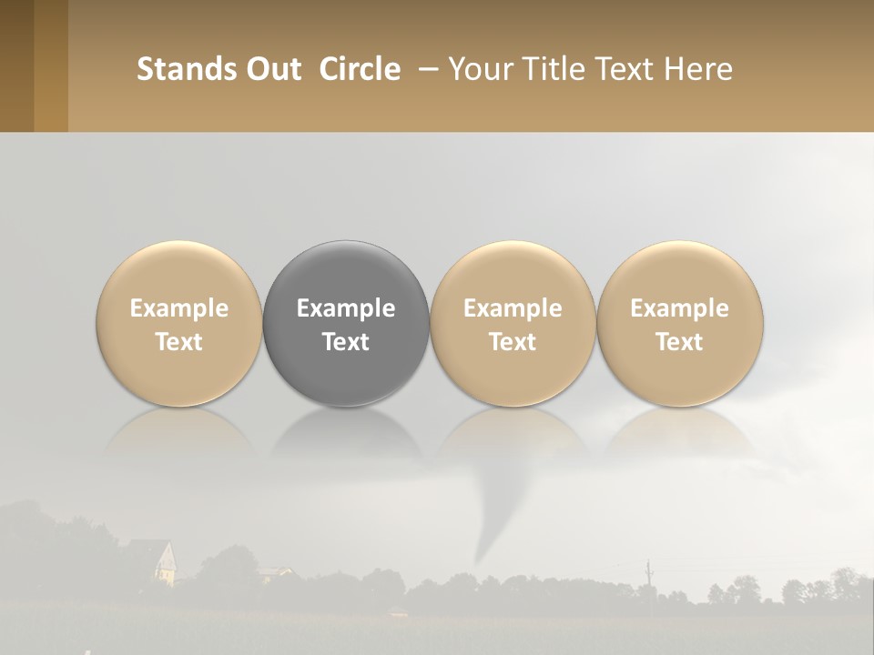 Heat White Part PowerPoint Template