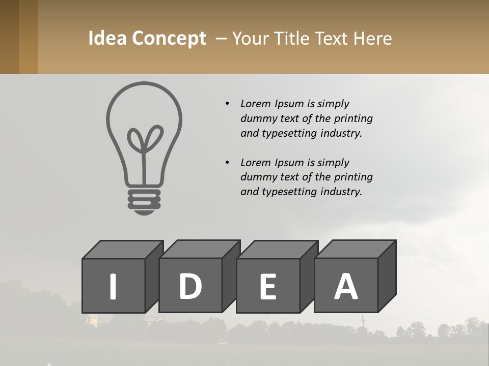 Heat White Part PowerPoint Template