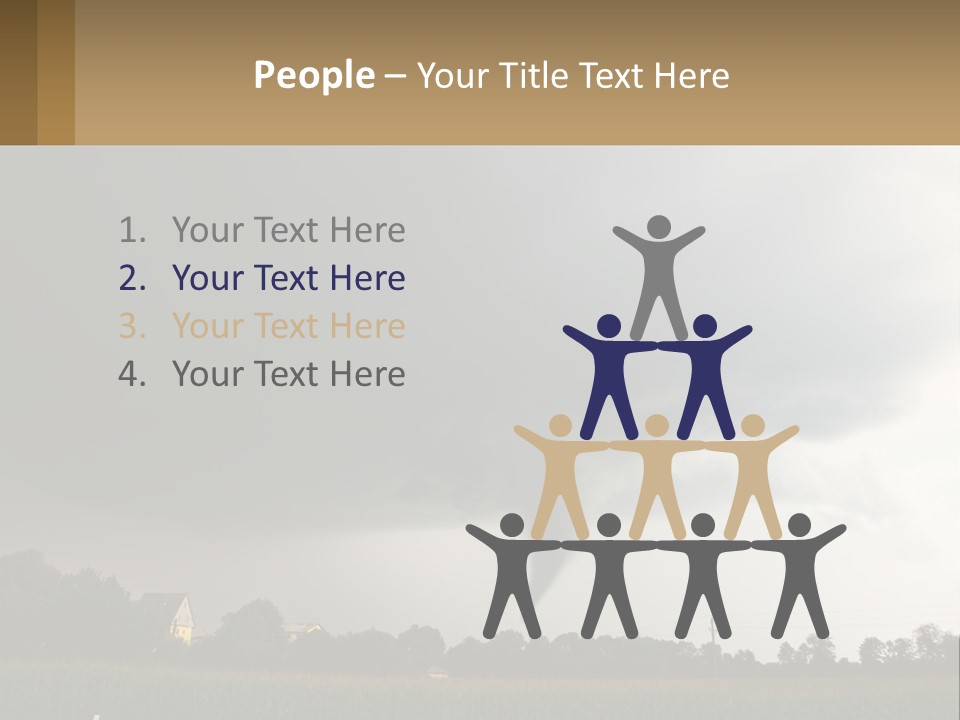 Heat White Part PowerPoint Template