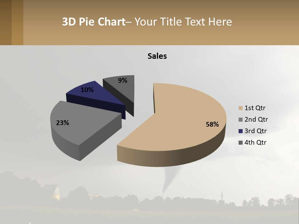 Heat White Part PowerPoint Template