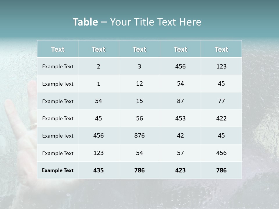 Conditioner Cold Switch PowerPoint Template