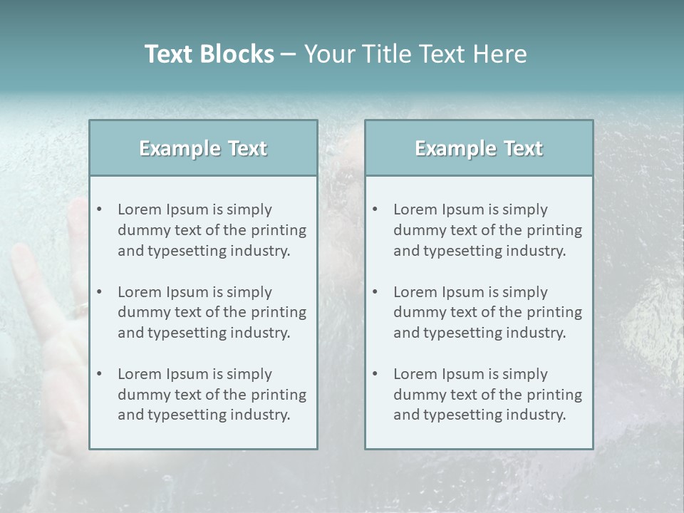 Conditioner Cold Switch PowerPoint Template