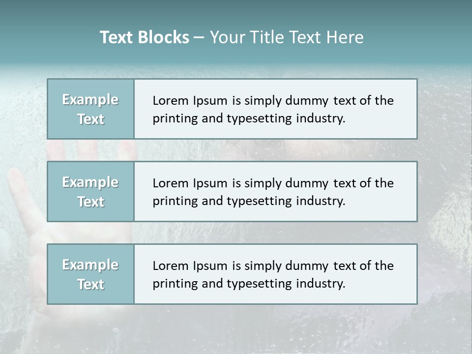 Conditioner Cold Switch PowerPoint Template