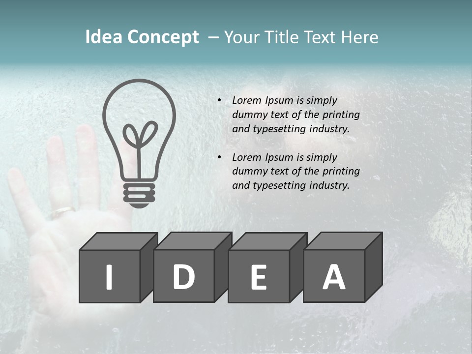 Conditioner Cold Switch PowerPoint Template