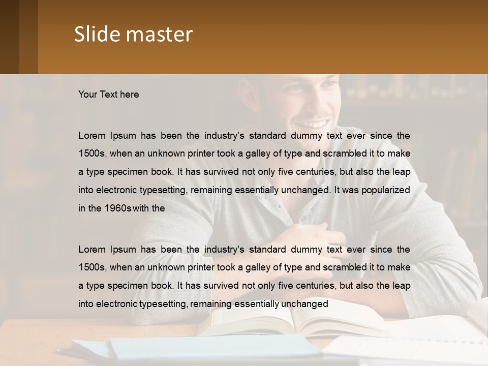 Unit White Cold PowerPoint Template