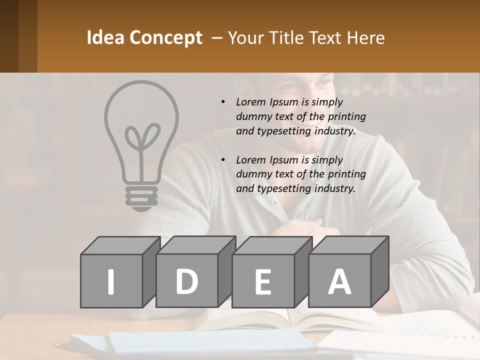 Unit White Cold PowerPoint Template