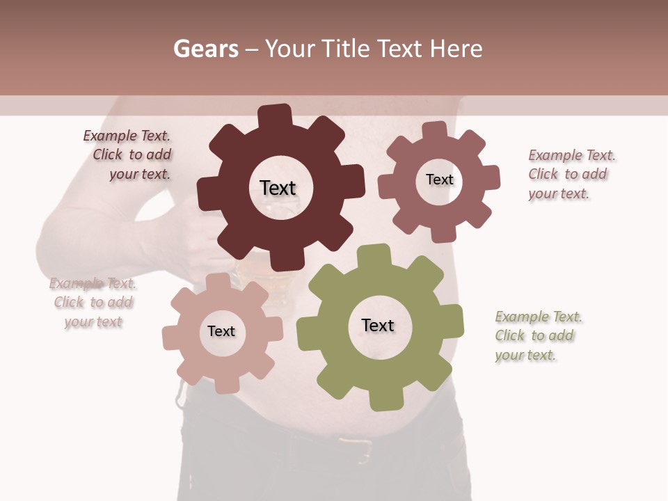 Electricity Cooling Air PowerPoint Template