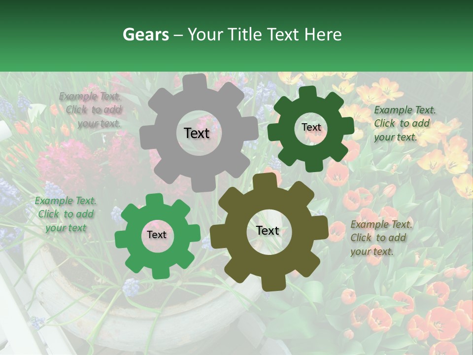 Cool White Ventilation PowerPoint Template