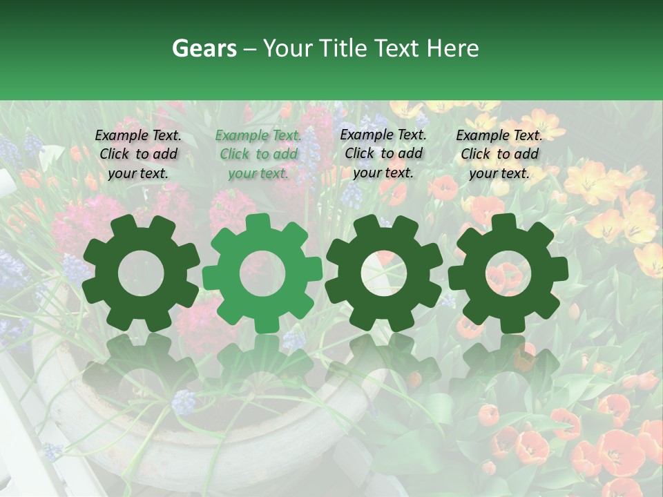 Cool White Ventilation PowerPoint Template