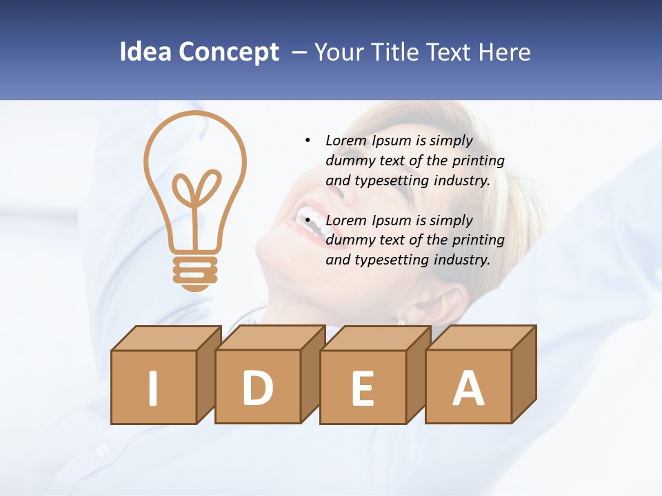 Energy Cooling House PowerPoint Template