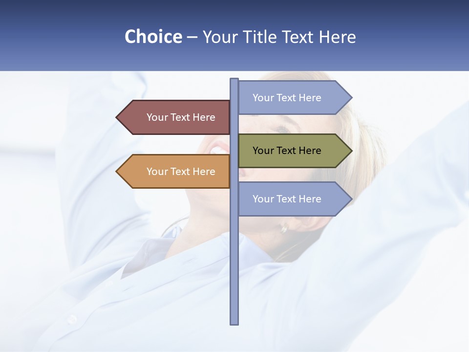 Energy Cooling House PowerPoint Template