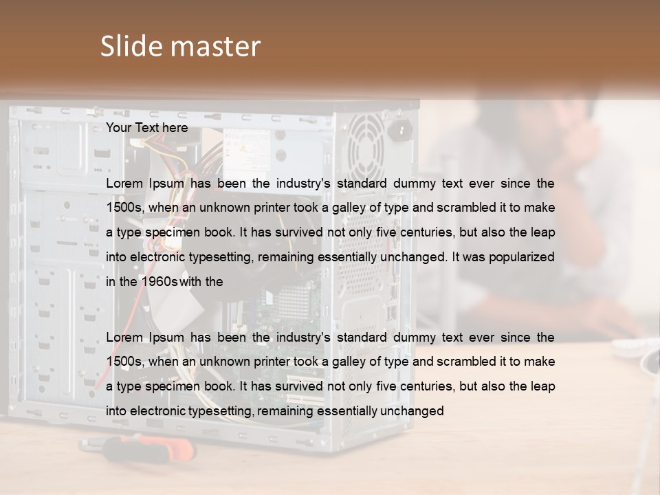 Remote Temperature Conditioner PowerPoint Template