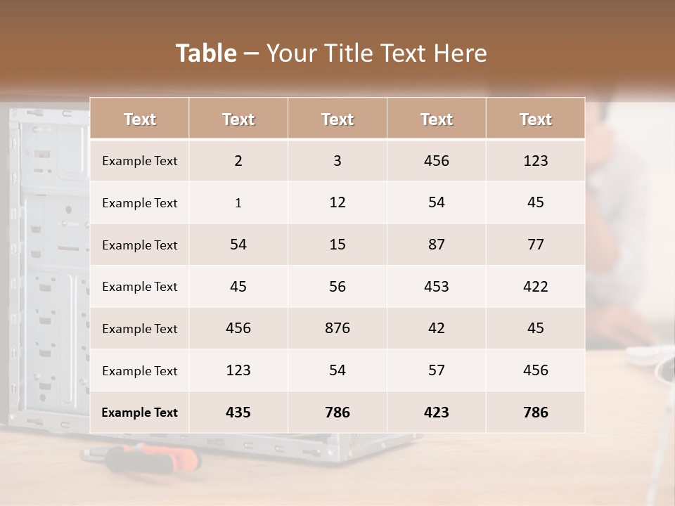 Remote Temperature Conditioner PowerPoint Template