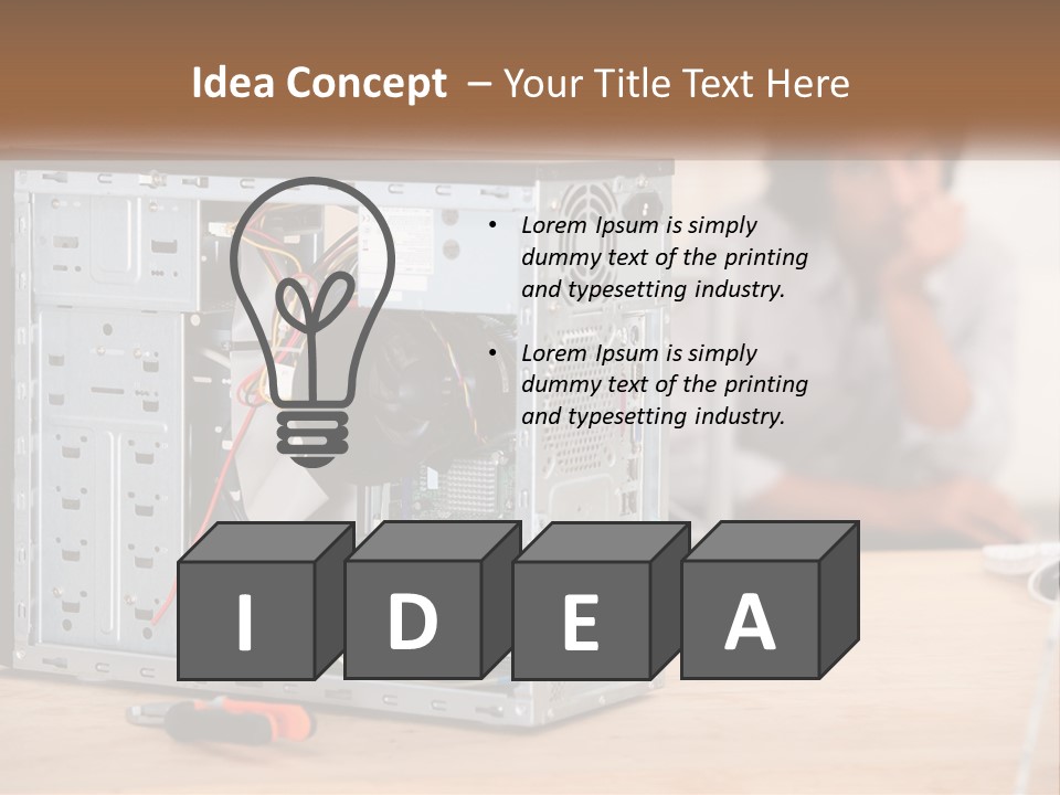 Remote Temperature Conditioner PowerPoint Template