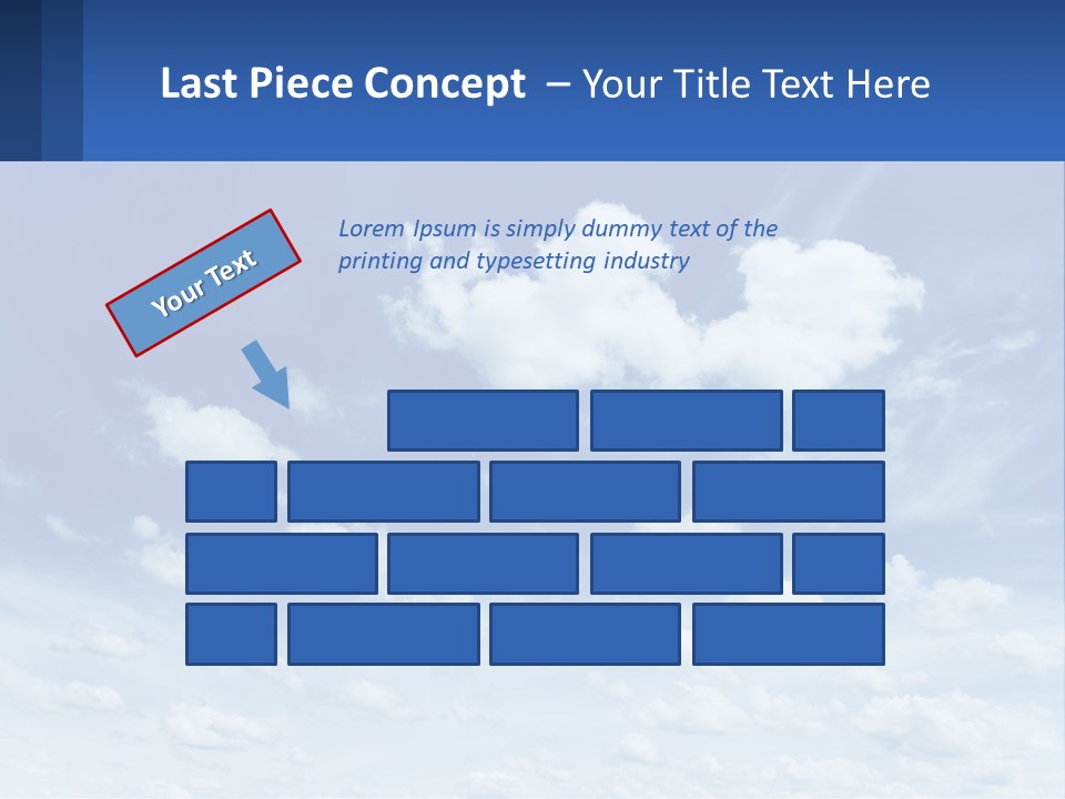 Air White Supply PowerPoint Template