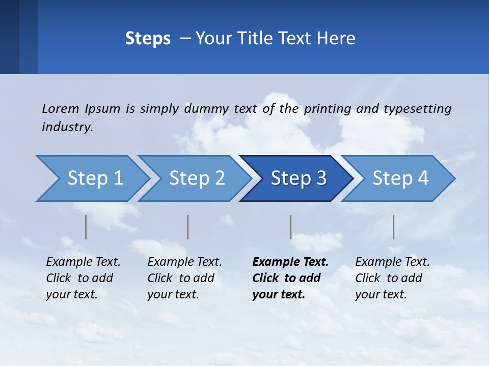 Air White Supply PowerPoint Template