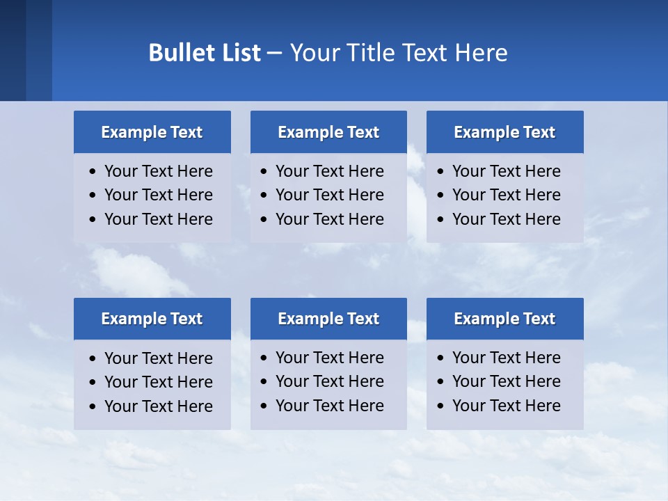 Air White Supply PowerPoint Template