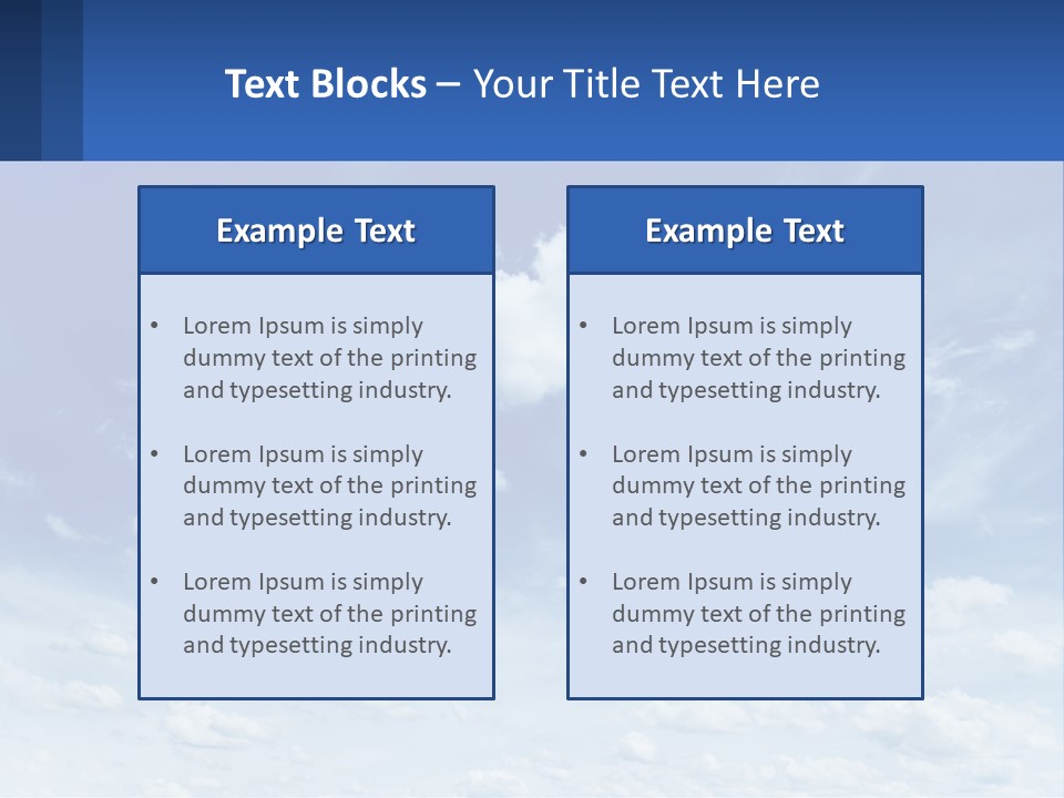 Air White Supply PowerPoint Template