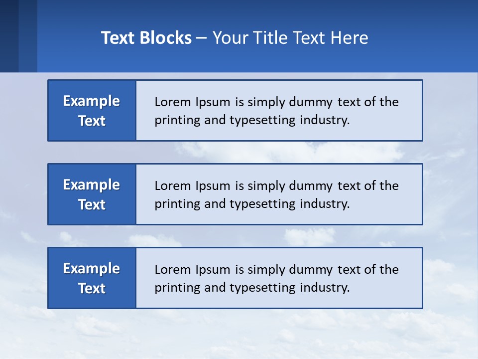 Air White Supply PowerPoint Template