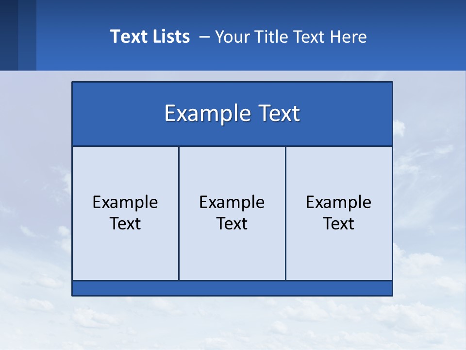 Air White Supply PowerPoint Template