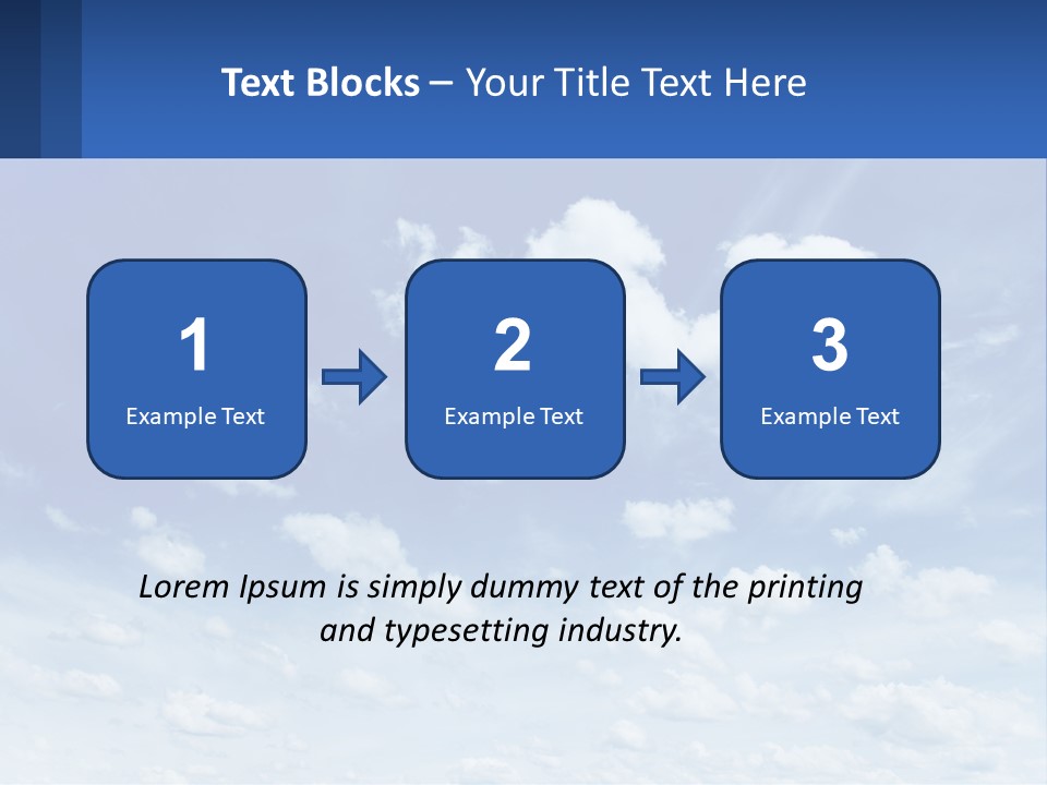 Air White Supply PowerPoint Template