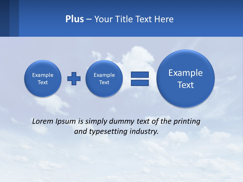 Air White Supply PowerPoint Template
