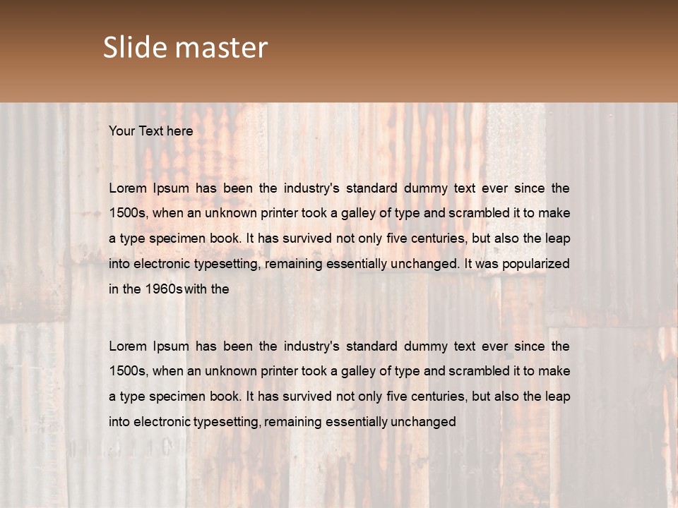 Unit Electric Equipment PowerPoint Template