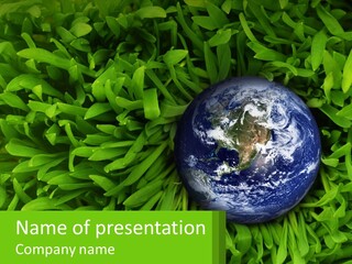 Climate Cooling Power PowerPoint Template