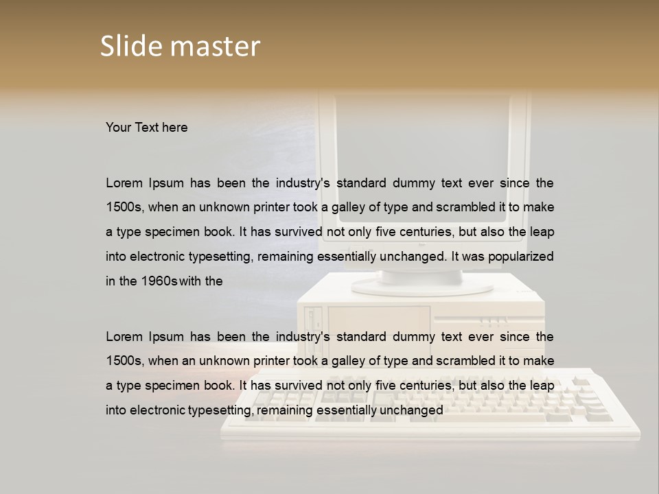 Ventilation System Cool PowerPoint Template