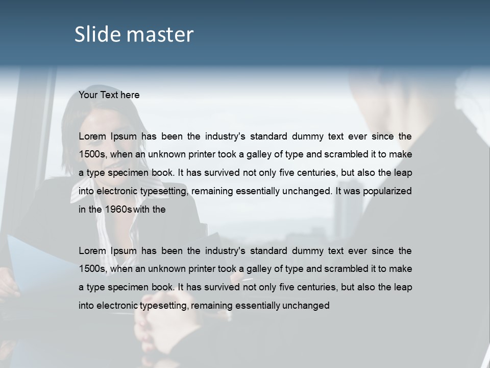 White Conditioner Equipment PowerPoint Template