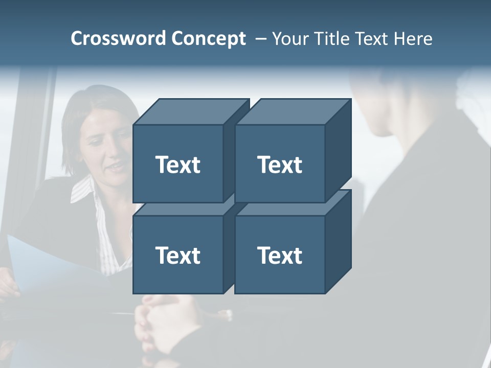 White Conditioner Equipment PowerPoint Template