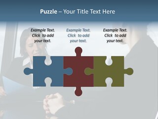 White Conditioner Equipment PowerPoint Template