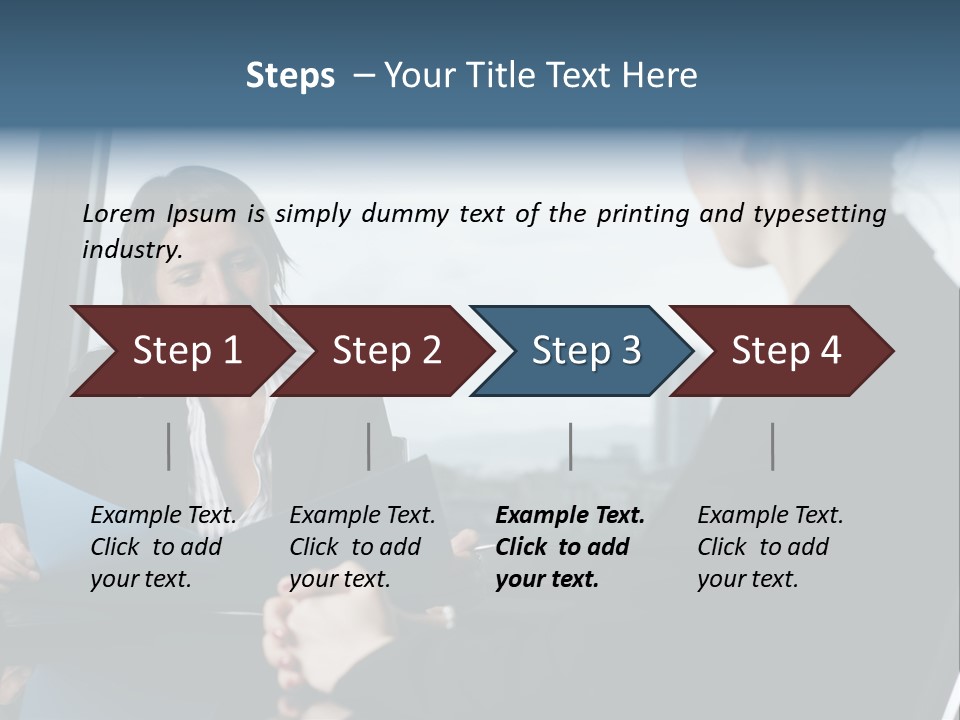 White Conditioner Equipment PowerPoint Template