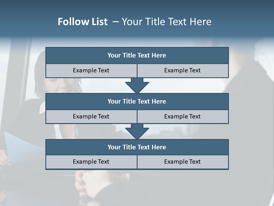 White Conditioner Equipment PowerPoint Template