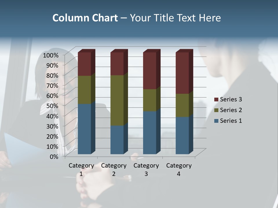 White Conditioner Equipment PowerPoint Template